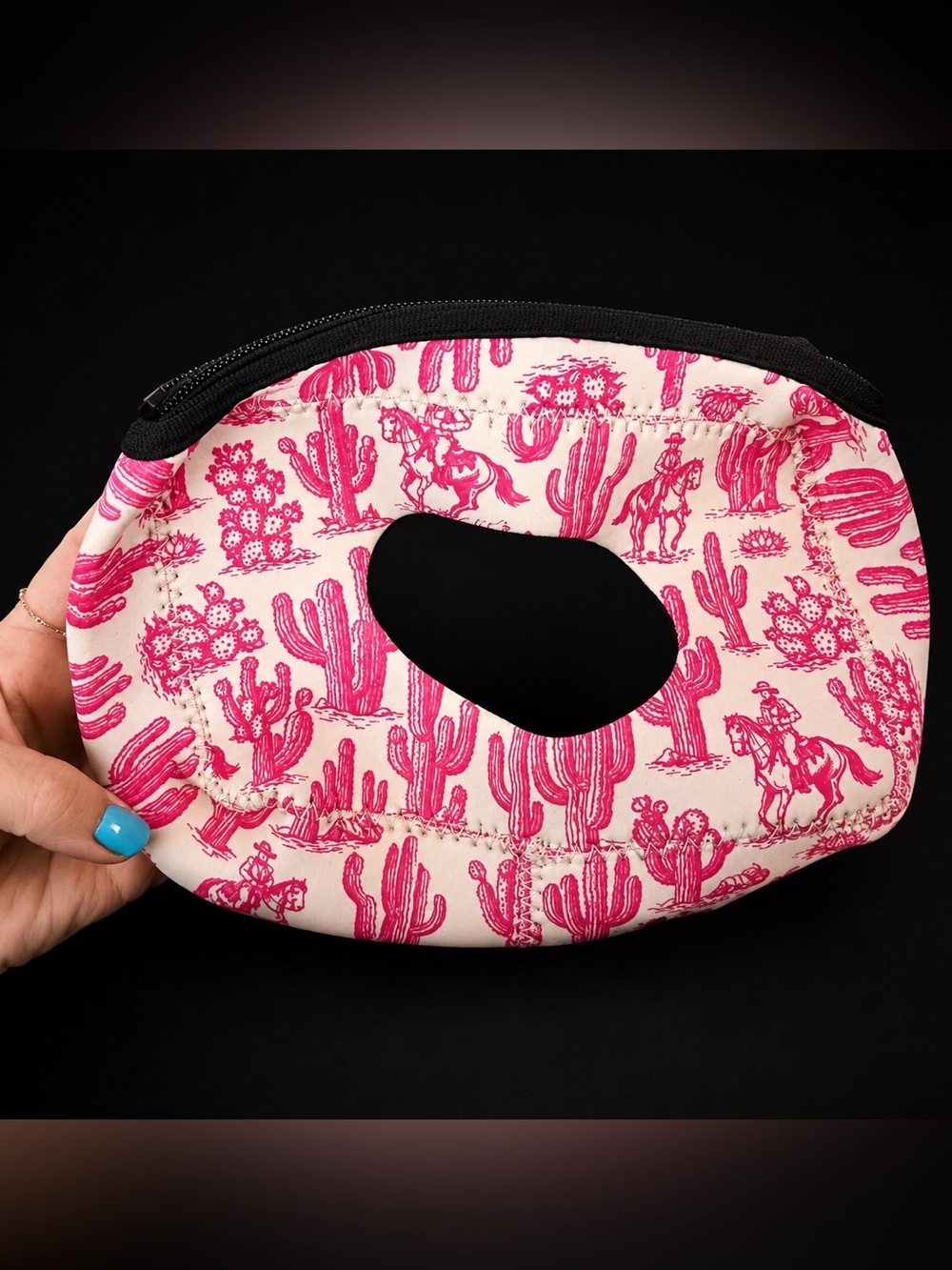 Wipe holder Pink Cactus Print wipe Cover